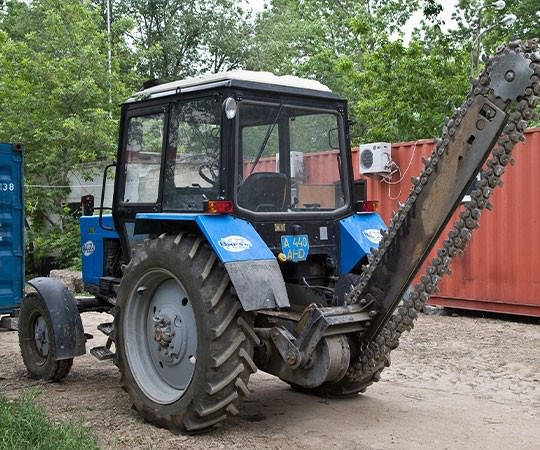 Траншеекопатель в аренду в Кургане и  Курганской области